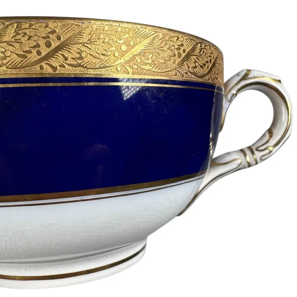 Vintage Royal Worcester Footed Bouillon Cups 3.5
